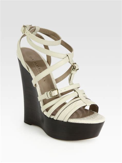 Burberry prorsum wedge sandal